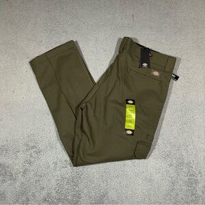 NWT Dickies Flex Men’s Cargo Pants Slim Fit Olive Green Size 36x30 #1690